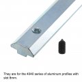Uxcell Straight Line Connector 4pcs 7 1inch Inside Joint Brackets With M6 Screws For 4040 Series Aluminum Extrusion Profile T