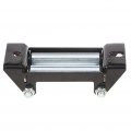 Ocpty Roller Fairlead 4000-5000 Lbs 4-way Cable Guide Winch 6 Bolt Pattern For Recovery Off-road Truck Rv Pickup Atv Utv Suv