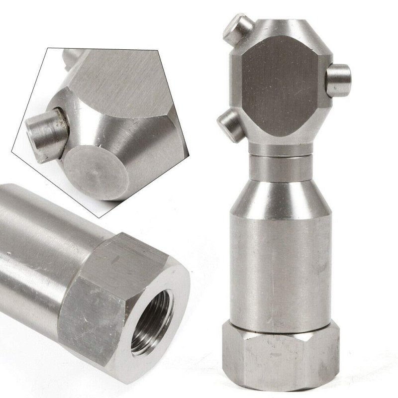3 4 Internal Thread Rotary Cleaning Nozzle60a Washer Drain Sewer Jetter 3 Jet Head For Pipes Tank