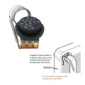 12v Dual Radiator Electric Fan Adjustable Thermostat Relay Wiring Switch Kit For Car Truck Standard