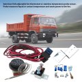 12v Dual Radiator Electric Fan Adjustable Thermostat Relay Wiring Switch Kit For Car Truck Standard