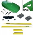 New Kumar Bros Usa Upper Hood Installed Fuel Door With Mounting Hardware Clips Catch And Lh Rh Decal Set Compatible Johndeere