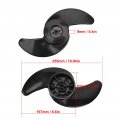Outboard Propeller 2 Blades Kit Electric Trolling Motor Parts For 50lb 60lb 68lb 88lb 12v 24v Motors