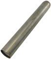 H3121 Mini Style Muffler Chrome Oval Exhaust For Cars 12 In Length Heavy Steel Core With Sound Absorption Material 