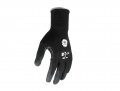 Ge Safety Work Gloves Foam Nitrile Dipped Ansi Cut 6 Reinforced Thumb Crotch Black Coating 12 M