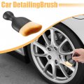 X Autohaux Car Interior Dust Brush Soft Bristles Detailing Dusting Tool For Dashboard Air Conditioner Vents Black Yellow