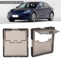 Armrest Storage Box Car Interior Translucent Tray Fit For Tesla Model 3 2017-2019