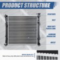 Dpi 13605 Factory Style 1-row Cooling Radiator For Optima 1 6l Turbo 2016-2019 Aluminum Core