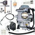 Jdllong Trx450 Carburetor Fit For Honda Foreman Trx 450 Trx450fe 2004 Trx450fm 2002-2004 Trx450es 1998-2001 Trx450s Carb