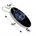 Graphics More The Exorcist Regan Character Floating Keychain Oval Foam Fishing Boat Buoy Key Float