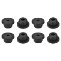 8pcs Rubber Grommets 11 16 17mm Drill Hole 5 8mm Id Top Hat Grommet Black Silicone Plug Gasket For Wiring Automotive 