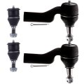 Ocpty New 4-piece Outer Tie Rod End Lower Ball Joint Fit 1995-2002 For Lincoln Continental 