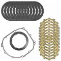Caltric Clutch Friction Steel Plates Kit Compatible With Kawasaki Z750s Z750 Zr750 2005 2006-2010