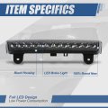 Auto Dynasty Smoked Led 3rd Third High Mount Brake Light Stop Lamp Compatible With Chevy Tahoe Suburban Gmc Yukon Xl Gmt800