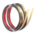 2pcs Stainless Steel Wall Molding Trim 16 4 Ft X 0 6 Inch Peel And Stick Metal Decoration Strip For Ceiling Tile Mirror Edge 