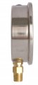 Durachoice 4 Oil Filled Pressure Gauge Stainless Steel Case Brass 3 8 Npt Lower Mount Connection 0-160psi 