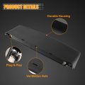 X Autohaux Tail High Mount Brake Stop Light 8k5945097 Third Rear Cab Roof Center For Audi A4 S4 Abs Black Housing