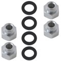 4-pack 1 2 Fnpt To 3 8 Mnpt Stainless Steel Adapter With Sealing Washer Compatible For Shutoff Valve Faucet Hose 