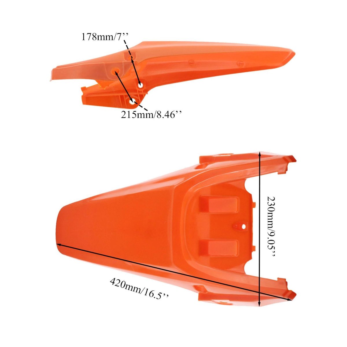Green Plastic Fender Fairing Kit 7 Piece Set For Crf70 Xf70 And Chinese Pit Bikes Includes Front Rear Fenders Side Panels Tank