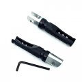 Httmt- Black Footpeg Compatible With Cbr 1100xx Blackbird 600 F F2 F3 F4 F4i 600rr 900rr 929rr 954rr 1000rr Rvt1000r Rc51