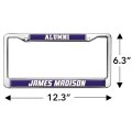 James Madison University Alumni Logo Full Size Standard License Plate Metal Frame