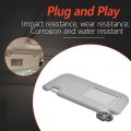 Front Left Driver Side Sun Visor For 2007 2011 Yaris Gray Fabric Replaces 74320 52810 B0 Model Tx 306