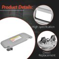 Front Left Driver Side Sun Visor For 2007 2011 Yaris Gray Fabric Replaces 74320 52810 B0 Model Tx 306