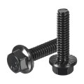 10pcs 4-20 X 1 Flanged Hex Head Bolts 304 Stainless Steelagon Screws Flange Hex Drive 5 8 Grade For Machinery Industry Home 