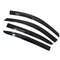 Window Visors Sun Rain Guards For Accord 2008 2012 4 Pack Car Deflectors Vent Shade Black Abs Plastic Side