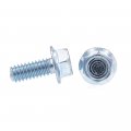 Prime-line Serrated Flange Bolts 1 4 In-20 X 5 8 In Zinc Plated Case Hardened 25 Pack