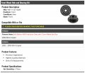 Front Wheel Hub And Bearing Kit 2 Piece Compatible With 2002-2006 Mini Cooper Up To 4 2006