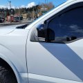 Kuafu Upper Side View Mirror Cover Compatible With 2015-2020 Ford F150 F-150 2 Pcs Black Pair Top Half Replacement