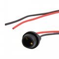 Uxcell 100 Pcs Red Black T10 Light Bulb Socket Holder Harness Wire Connector For Car