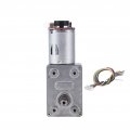 Dc Worm Gear Motor 12v High Torque Reduction Box With Encoder Srong Self-locking 6mm Output Shaft 20rpm