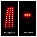 Acanii For Black Smoke 1999-2002 Chevy Siverado 1500 Gmc Sierra Led Tail Lights Brake Lamps