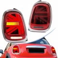 Vland Carlamp Red White Tail Lights Assembly For Bmw Mini Cooper F55 F56 F57 2014-2022 Union Jack Back With Drl Rear W 
