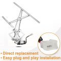 Front Right Passenger Side Power Window Regulator With Motor For 2003 2004 2005 2006 2007 2008 Toyota Corolla S Sport Le Ce Xrs