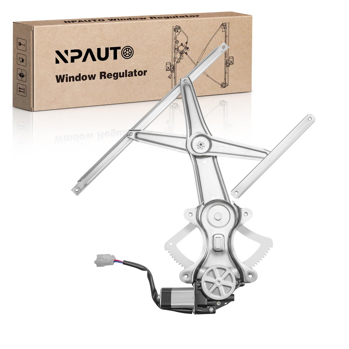 Front Right Passenger Side Power Window Regulator With Motor For 2003 2004 2005 2006 2007 2008 Toyota Corolla S Sport Le Ce Xrs