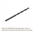Uxcell 6542 High Speed Steel Straight Shank Twist Jobber Drill Bit Fully Ground Black Oxide Bits 3 8mm Diameter 74mm Total