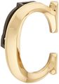 Monogram Letter C Door Knocker Brass