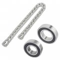 Caltric Camshaft With Bearings Chain Compatible Yamaha Kodiak 450 Yfm450fa Yfm450k 2003-2006 2018-2019