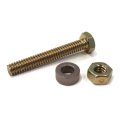 Pack Of 10 Shear Pin Bolt Nut And Spacer For Noma Amf Dynamark 3172 Snowblowers 1 7 8 In Length 1 4 20 Outside Diameter 