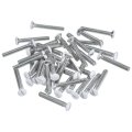 50pcs Wall Plate Screws 1 Long 6-32 Thread Outlet White Oval Head Milled Slot Panel Switch For Light Electrical Cover 