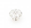 Schaub Mother Of Pearl Collection 1-3 8 In 35mm Round Knob Polished Nickel 853-mop Pn 