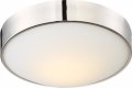 Satco Perk 13 Led Flush With White Glass 