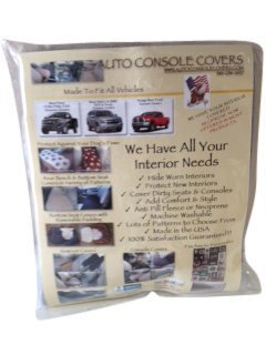 Auto Console Covers- Fits The Nissan Armada 2012-2015 Center Armrest Cover Waterproof Neoprene Fabric Black