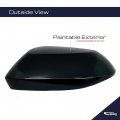 Spieg 87945-52251 Driver Side Mirror Cover Cap Housing Replacement For Toyota Corolla 2020-2021 Paintable Glossy Black Lh
