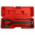 Variable Pin Spanner Wrench Kit 15 Piece Adjustable Fan Clutch Pulley Holder 1 25 In To 5 Range For Bike Motorcycle And Car 
