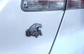 Usa American Eagle Flag Black With Chrome Plastic Car Emblem Decal 3