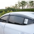 Vesul Outside Mount Tape-on Polycarbonate Rain Guards Window Visors Compatible With Hyundai Elantra Sedan 2017-2020 Wind